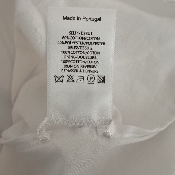 NWT Simone Rocha Frill Trim Midi Dress A Line Embroidered Eyelet Size US 4 - Picture 13 of 13